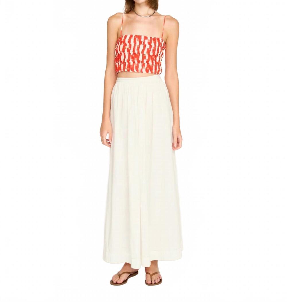 NEW MIRTH puglia cropped tank top in cherry hopscotch